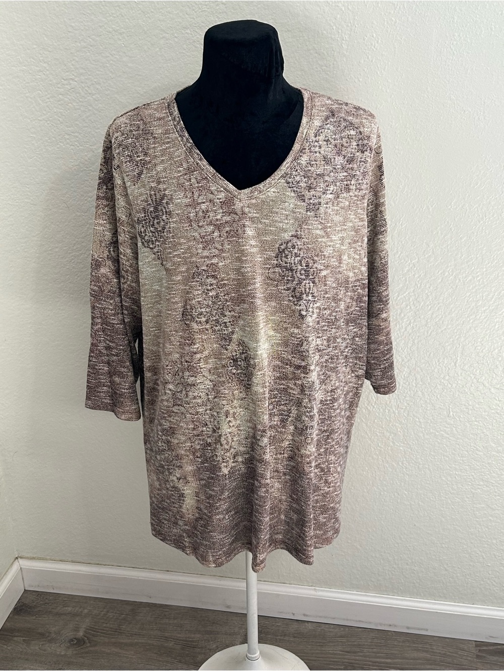 Catherines 2X V Neck Blouse